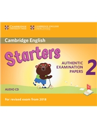 Cambridge English Starters 2 for Revised Exam from 2018 Audio CD