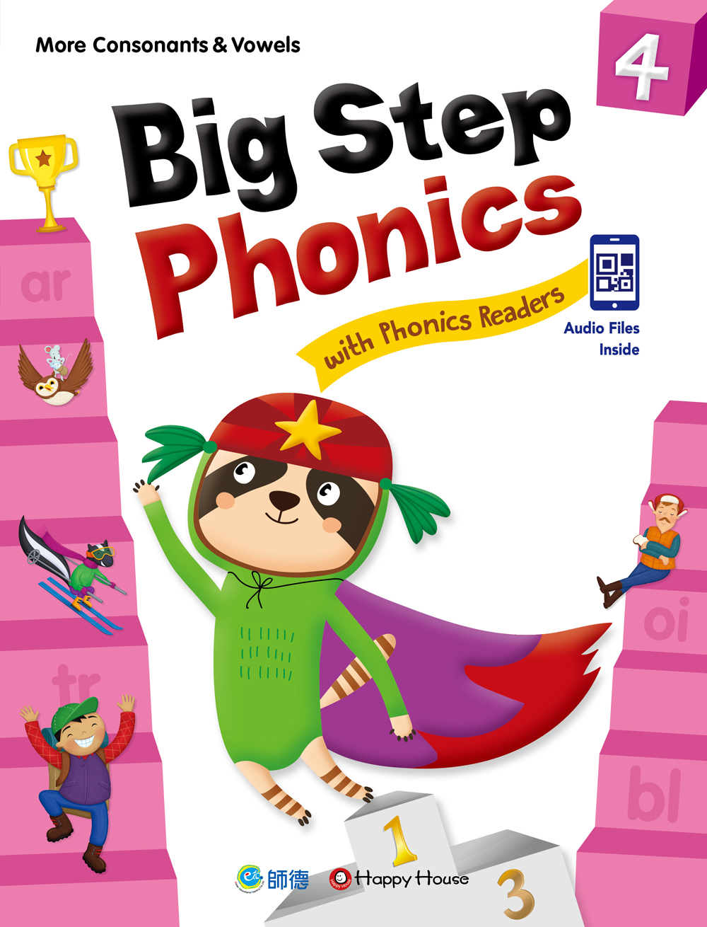 Big Step Phonics with Phonics Readers 4(ҥ+mߥ+uW귽) (QR CODEHYť)