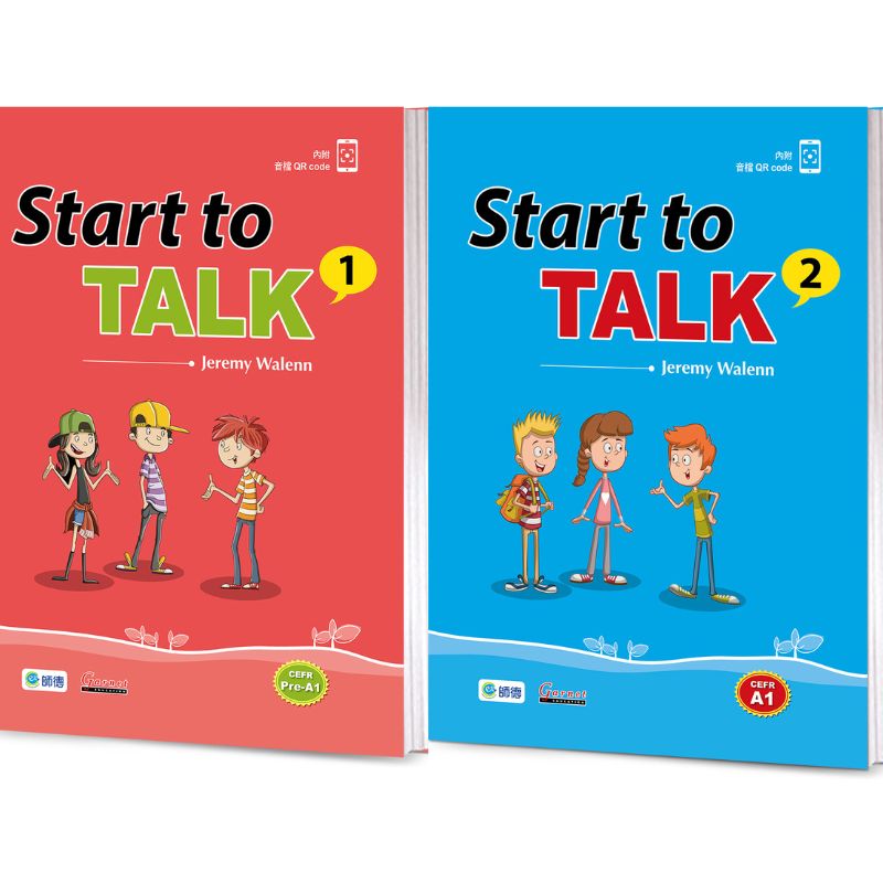 �i�u�f�M�աjStart to Talk �m�ߥ� 1 + 2(QR CODE�����H���Yť)�i�A�δ����u���}�Z�B���ׯZ�j