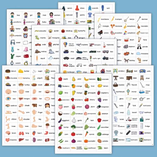 英文單字學習貼紙(352 stickers)